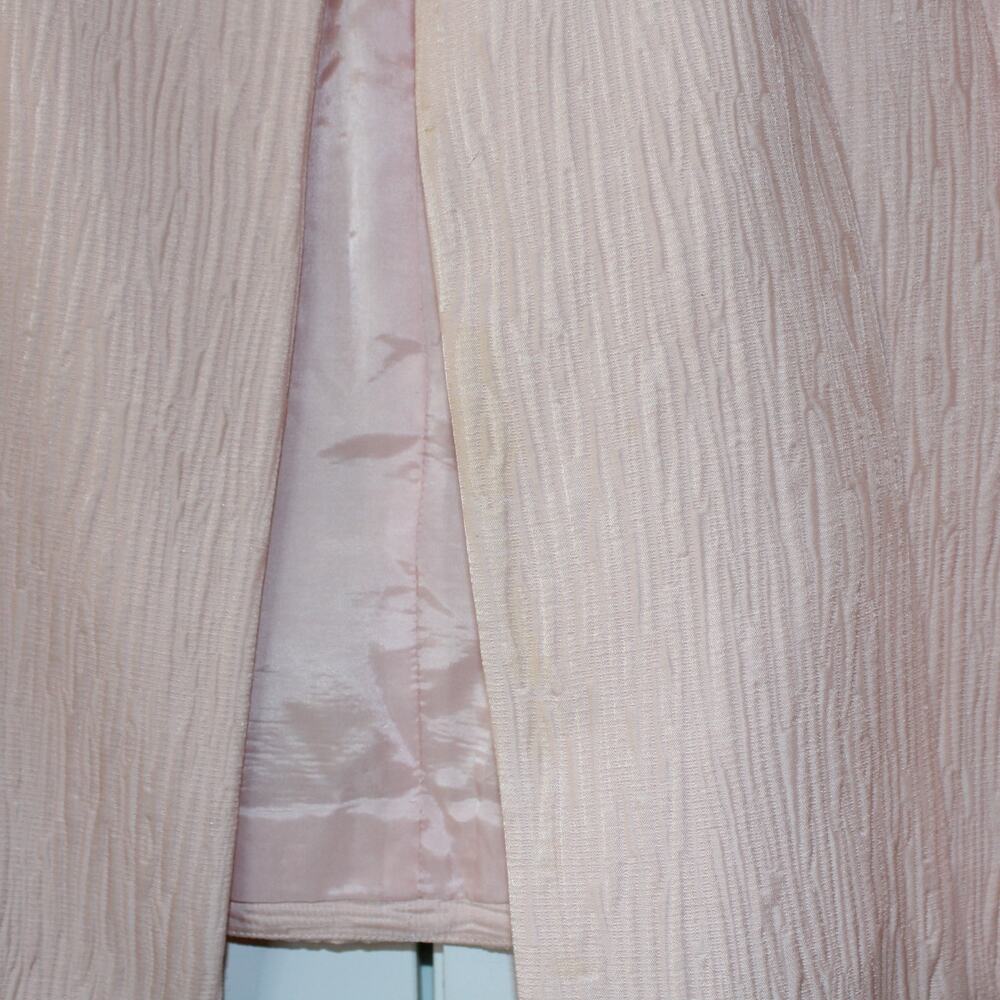 Lafayette 148 New York Blush Pink Textured Open-Front Blazer - Picture 4 of 9
